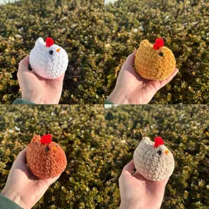 (Multiple colors) hand-crocheted chicken!
