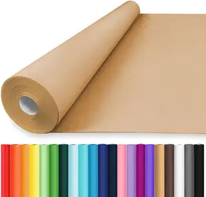 36"x 2400" (200') Large Brown Wrapping Easel Paper Roll, Bulletin Board Paper, Art Packing Moving Shipping Poster Supplies, Floor Covering Crafting Drawing Table Runner