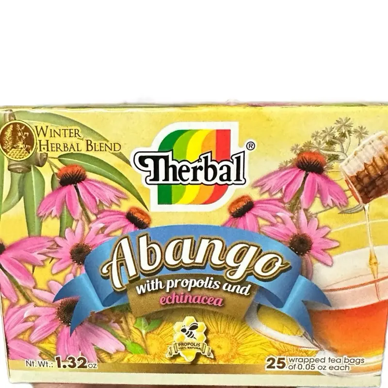 Té de Abango with propolis and echinacea 25 wrapped tea bags of 0.05 oz each