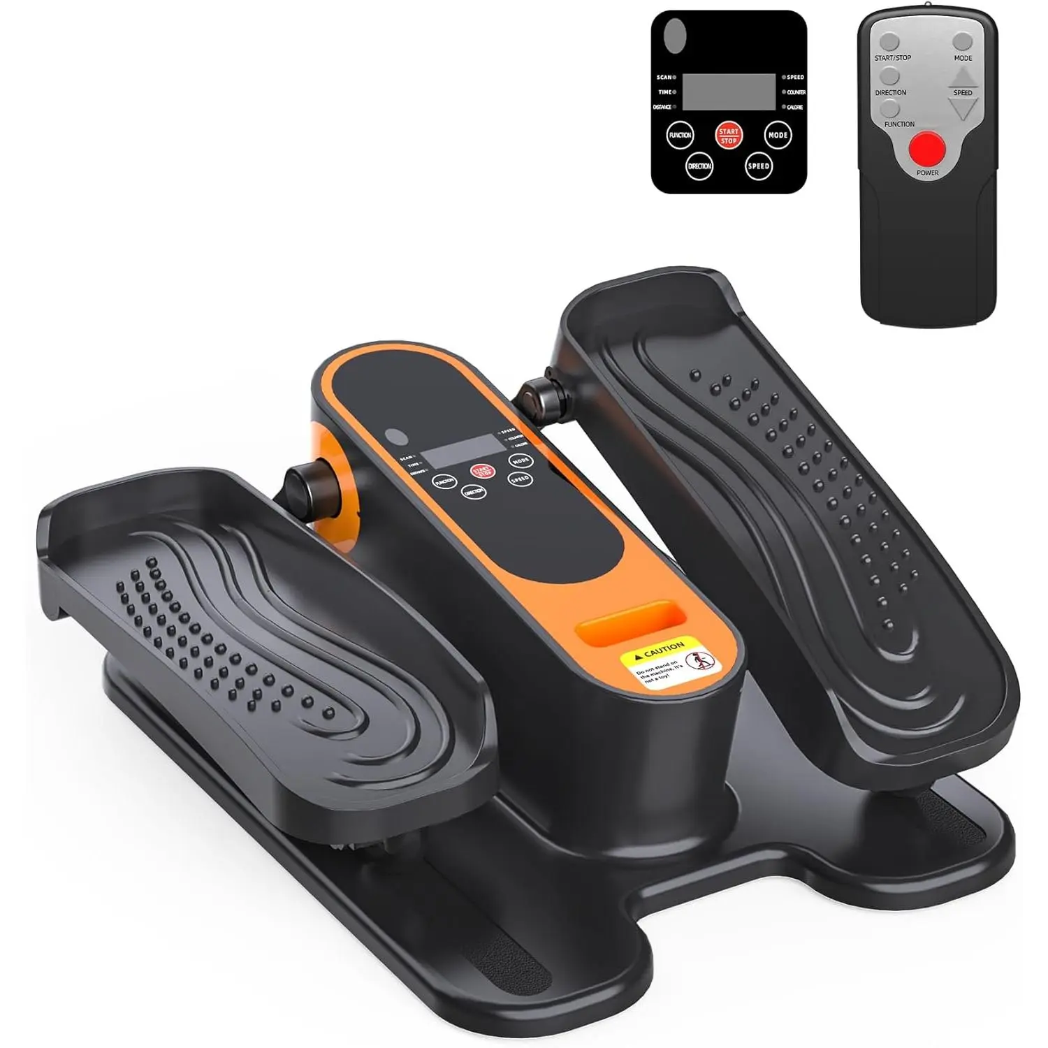 2025  Under Desk Elliptical Machine,Portable Seated Pedal Exercise Machine for Seniors, 12 Adjustable Speed Elipse  Exerciser with Remote Control,Quiet Foot Exercise Machine for  Office