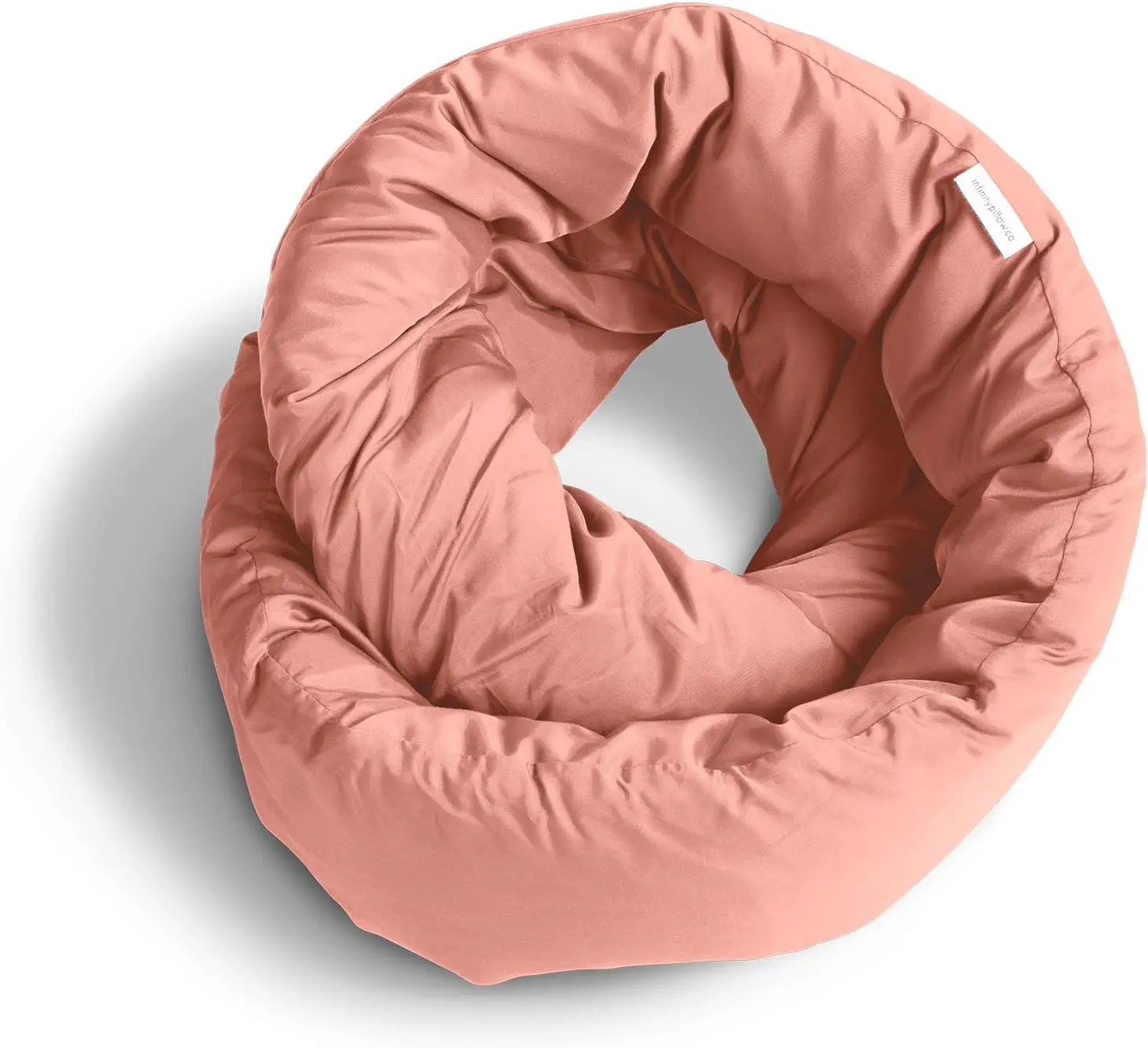 Infinity Travel Pillow - 40in L x 6in W - Soft, Extra Plush, Portable, Machine Washable - Ideal for Relaxation