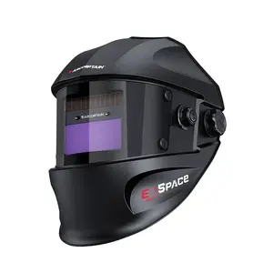 Arccaptain True Color Auto Darkening Welding Helmet with Upgraded Arc Sensor, 1/1/1/1 Top Optical Clarity Solar Power Welding Hood, 1/25000s Response Time, 4/9-13 for TIG MIG ARC Welding Mask