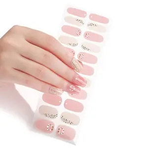 22 Pieces Waterproof Summer Full Cover Nail Stickers/Wraps for Manicure
