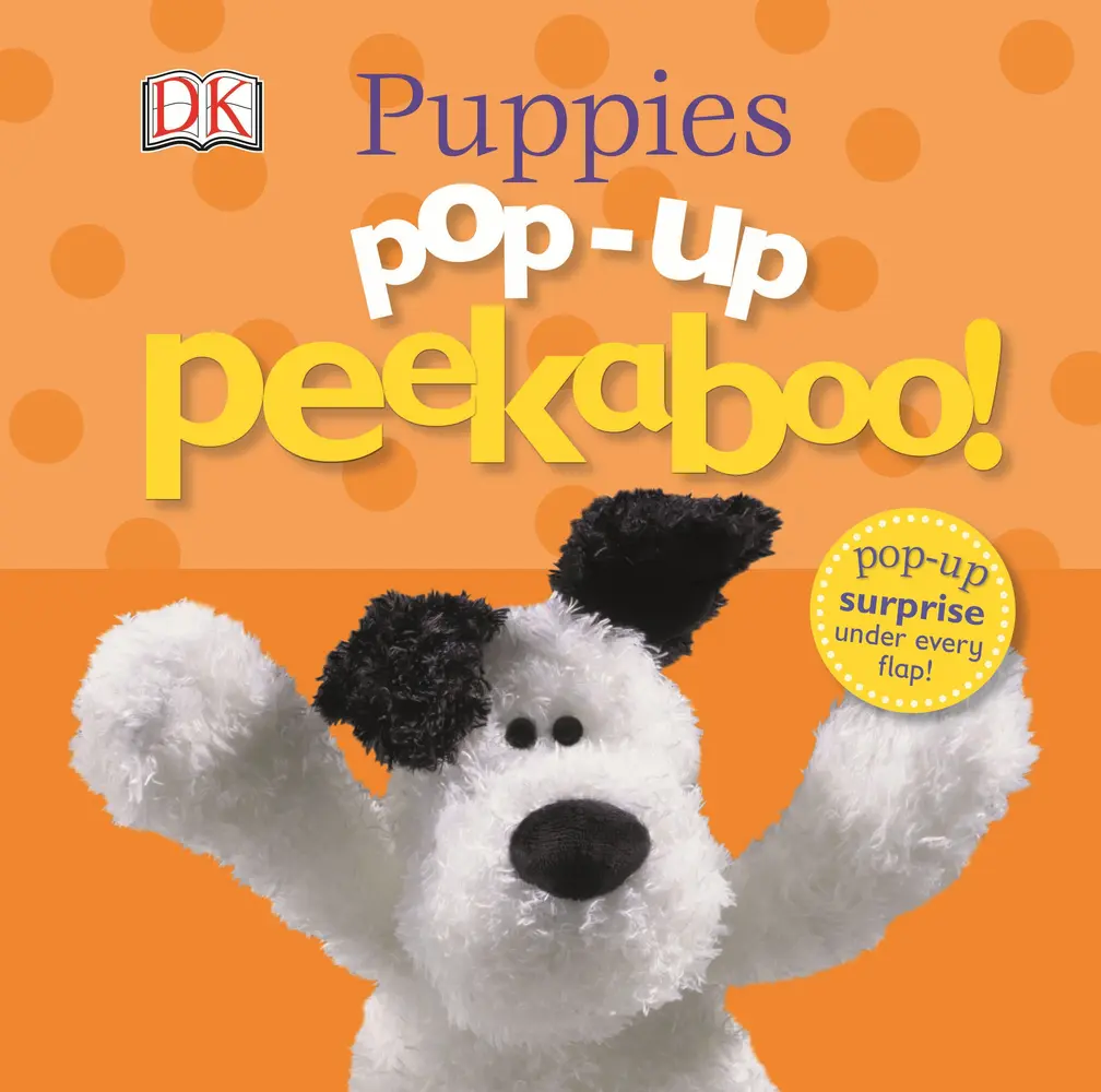 Used Interactive Board Book - Pop-Up Peekaboo! Puppies (Animals Theme), English-Language, Toddler Educational Supply, Baby Gift, Perfect Gift for Animal Lovers by DK