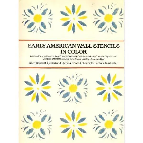 USED-Early American Wall Stencils in Color by Marhoefer (Hardcover)