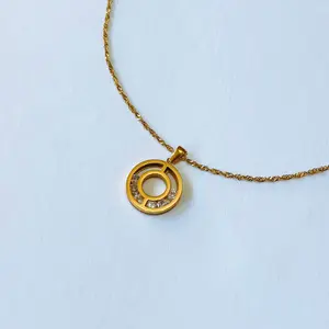 Ellipse Pendant Necklace