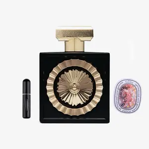 Lattafa Nebras Unisex Eau de Parfum Spray 3.4 Ounce with Amber Vanilla Fragrance, Red Berries & Mandarin Orange Top Notes, 5ML Refillable Bottle & Scented Card - Aromatic Amberwood