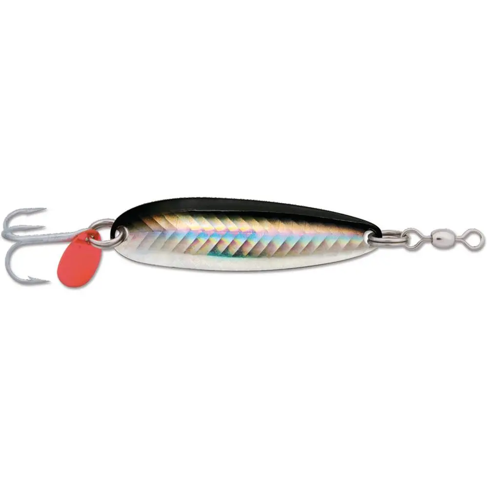 Performance Fishing Spoon, 1 oz Krocodile Style Lure in Corrosion-Resistant Stainless Steel with Treble Hook for Bass, Trout, and Saltwater, Bass Fishing Lures, Performance Fishing Spoons