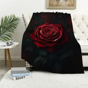 EastSmooth  Korean Mink Blanket Queen, 5 LB - 2 Ply Reversible 520GSM Silky Soft Plush Warm Blanket for Autumn Winter, Rose/Brown Father's Day Thanksgiving Valentine's Day holiday gifts for family and children summerwins