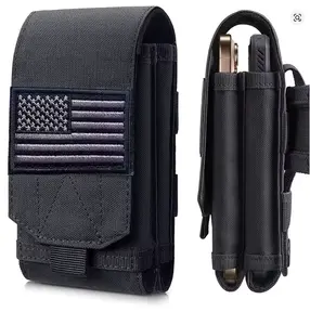 Double Phone Case with Waist Bag, Large Capacity Storage Pouch, Multi-Functional Mobile Organizer for Work, Hiking, Camping & BBQ – Unisex Gift