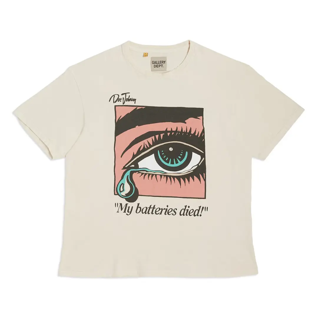 Gallery Dept Dead Batteries White Tee