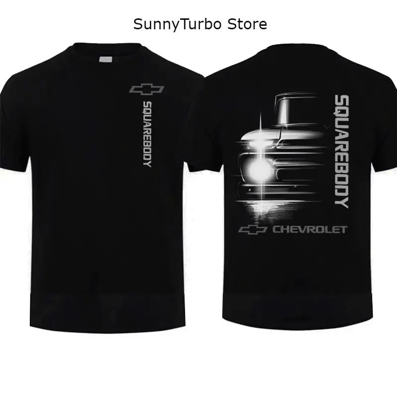 Chevy Squarebody T-Shirt – Squarebody Pickup Truck Tee, Classic Chevy Pickup Tee Street Truck Style T-Shirt Car Lover T-Shirt, Car Enthusiast Gift For Men Top Menswear