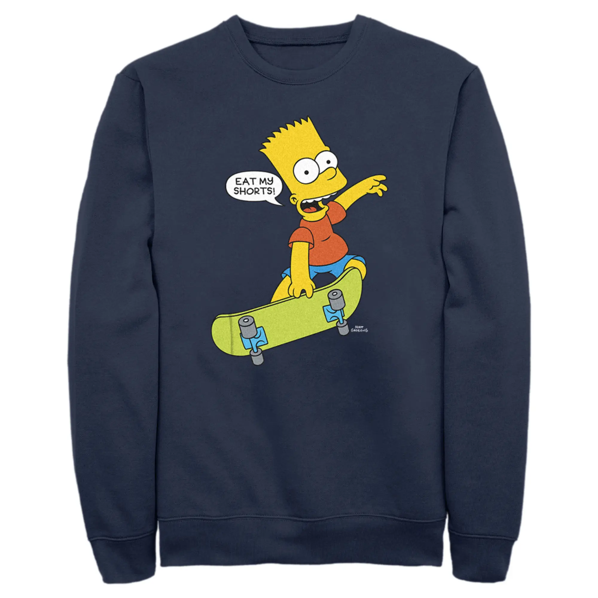 Men's The Simpsons Bart Eat My Shorts Sweatshirt