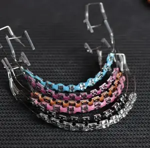 Stish Zipper Temporary Braces Set 2pcs with Novel Upper and Lower Jaw Hooks for Teens and Adults Oral Use