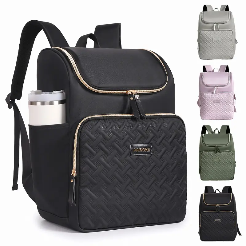 Portable Insulated Cold Lunch Backpack for Women, Large-Capacity Thermal Cooler Bag with Multi-Pockets for Office, Outdoor Use, Portable Insulated Lunch Bags