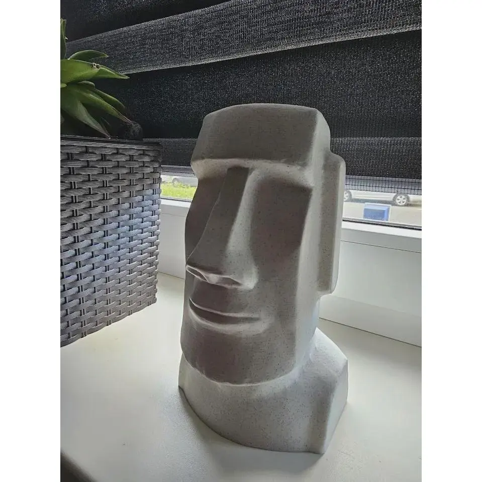 Moai Face Statue
