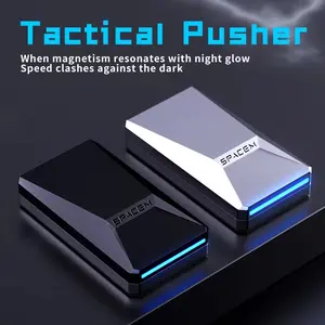 Magnetic Fidget Spinner Toy, Edc Alloy Stress Relief, Time Machine Glow-In-The-Dark, Suitable for Teens & Adults, Anxiety Reducer, Stress Relief Fidgeting, Stress Relief Gadgets