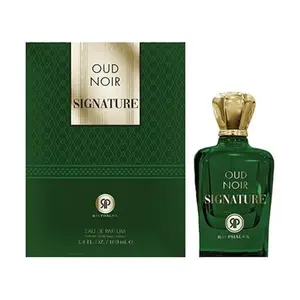 Rai Phalail Oud Noir Signature Eau De Parfum 3.4 oz Premium Long Lasting Fragrance for Formal Occasions