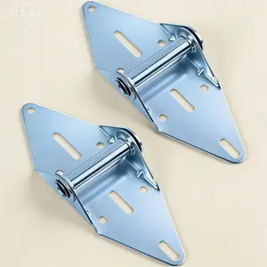 Heavy Duty 2-Pack Garage Door Hinges, 14 Gauge Galvanized Steel for Residential & Commercial Doors, Rust-Resistant Replacement with Pre-Cut Holes, Easy DIY Installation, Corrosion-Resistant Upgrade Kit