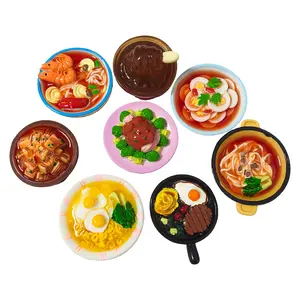 Random Style 3 PCS ，Miniature simulated food, Pretend Cooking Set, Pretend Play Kitchen, suitable for DIY making and role-playing games, as well as decorative items.
