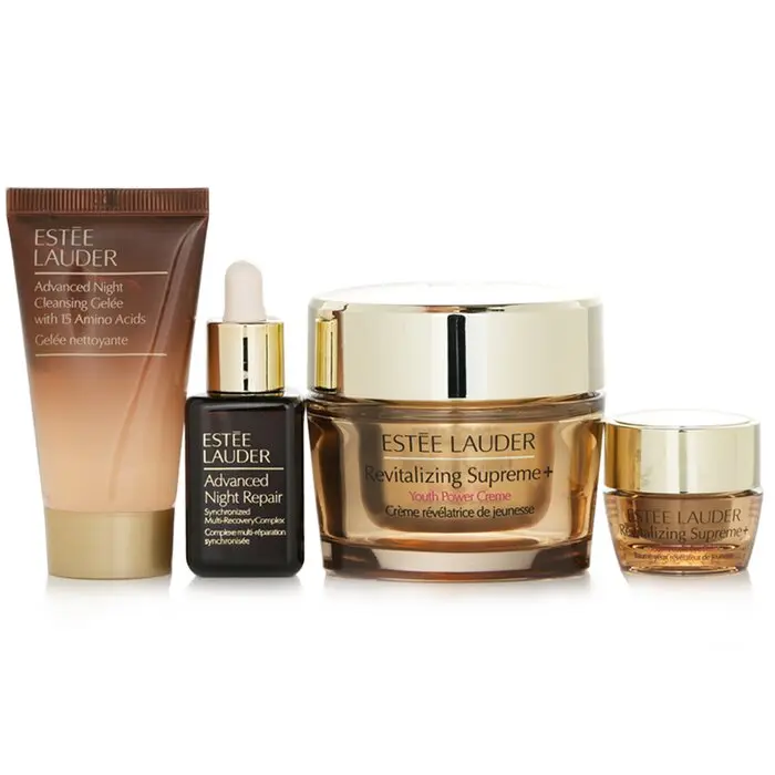 ESTÉE LAUDER The Lift-Firm Routine Skincare Kit, Includes Eye Balm, Cleansing Product & Repair Cream, Ideal Gift for Skincare Enthusiasts