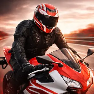 Motorcycle Protective Jacket with Full Body Armor,