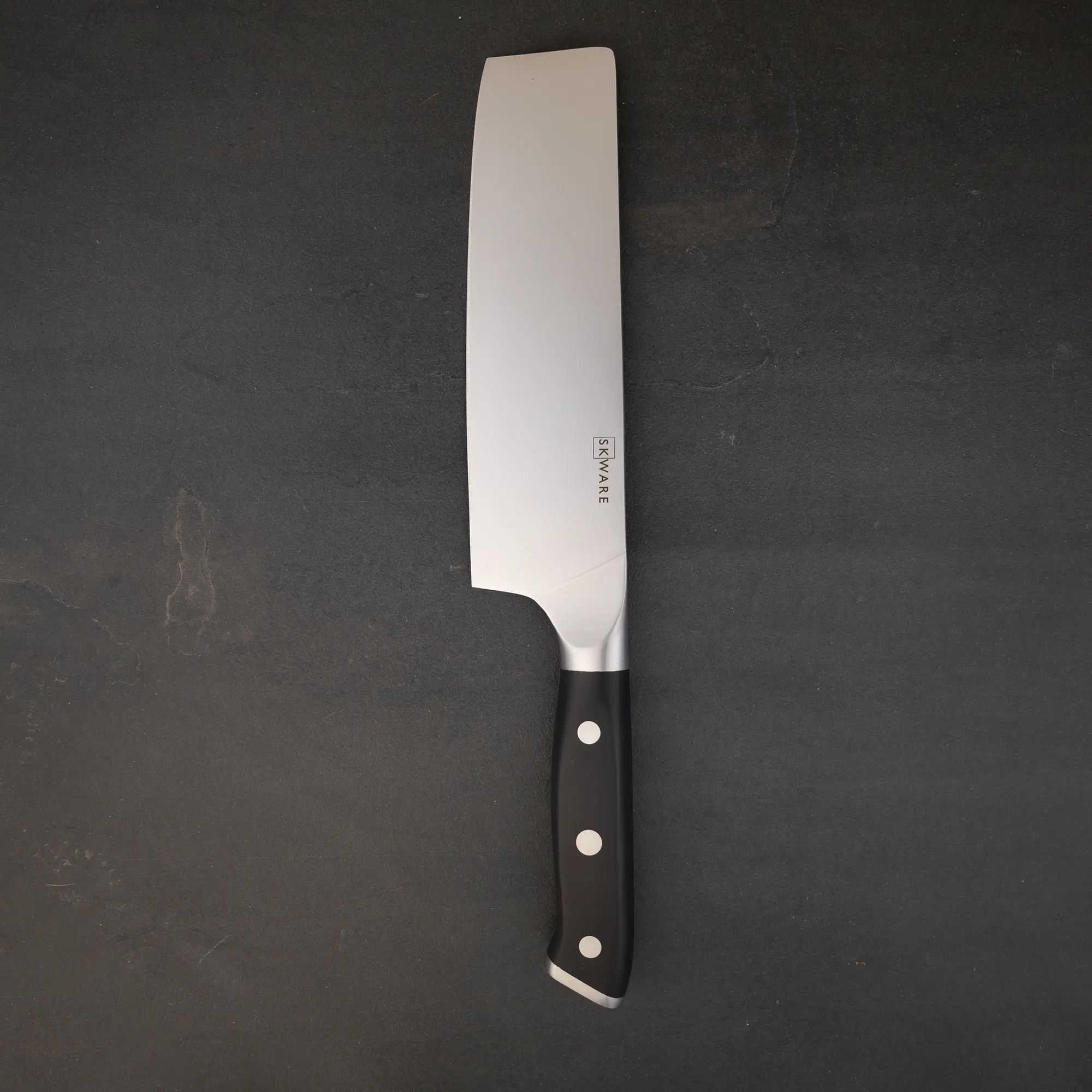 6.5 Inch Nakiri Knife – Japanese Vegetable Cleaver – Premium Forged German Stainless Steel – Razor Sharp Durable Blade – For Chopping & Slicing Vegetables – Giftable for Holidays & Events – SKWARE
