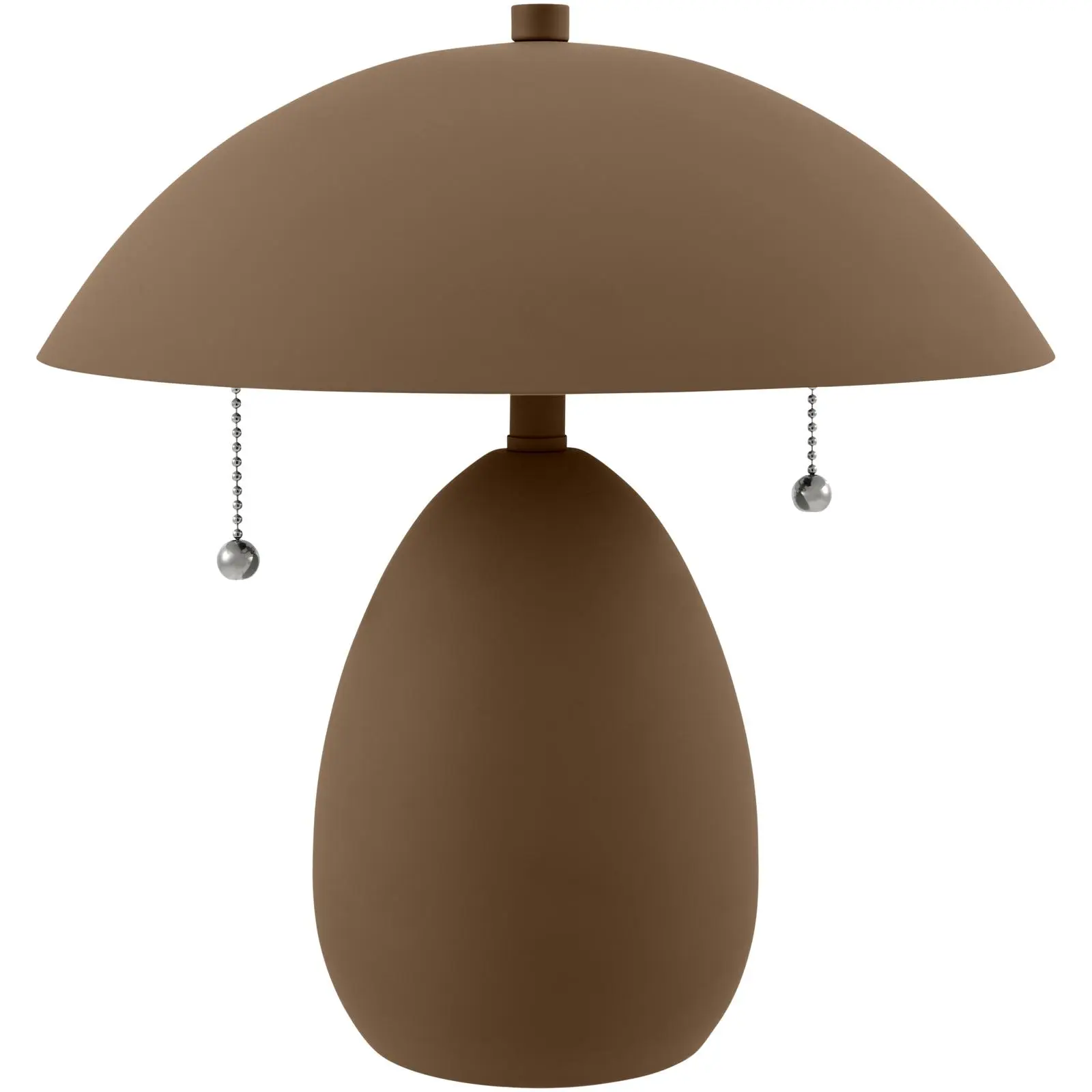 Livabliss Umberis Accent Table Lamp - Modern Compact Metal Shade Desktop Lamp with Easy-Cleaning Design, Atmosphere Light, Decorative Light, Ambient Lighting for Bedroom, Living Room Aesthetic Decor