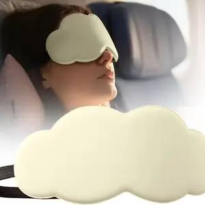 Ultra-Soft 3D Contour Sleep Mask, Sleeping Eye Mask, Sleeping Masks, Adjustable Elastic Strap, Breathable Comfort, Suitable for Side Sleepers, Travel Nap, Unisex