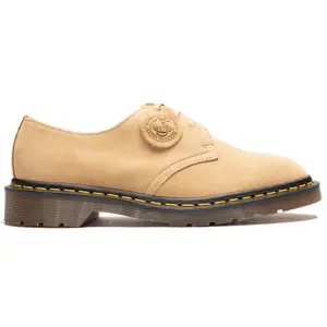 Dr. Marten's 1461 Almond Beige Buck Suede Shoes - Size 8M