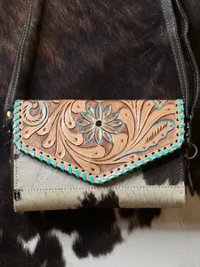 Turquoise Lullaby Crossbody Clutch