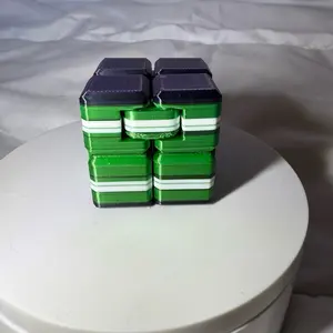 3d printed infill flushed infinity cube fidgets