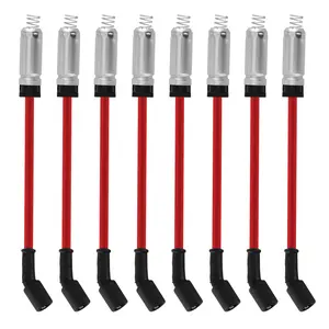 8PCS/Set  48322 Spark Plug Wires Set Performance Compatible with  CHEVY  Silverado Avalanche Suburban Tahoe GMC LS1 VORTEC 4.8 5.3 6.0L  M8-48322，48322R