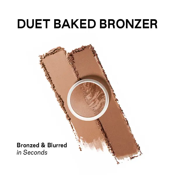 DIBS Beauty Duet Baked Bronzer - Bronzer & Marble Glow Shimmer Self Tan Bronzing Highlighter Palette DIBS Beauty Duet Baked Bronzer - Bronzer & Marble Glow Shimmer Self Tan Bronzing Highlighter Palette