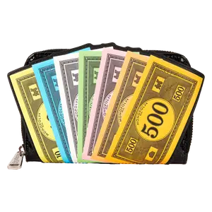 Hasbro Monopoly Money Zip Around Wallet