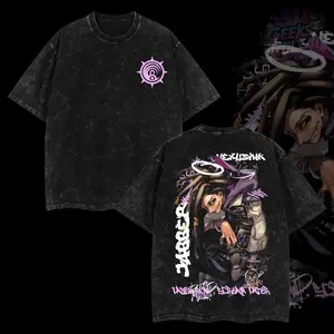 ToolHeaven GeeksRule4U Retro Vintage Limited Edition Jabber Gachiakuta Anime T-Shirt 100% Premium Cotton Relaxed Fit S-5XL Oversized Washed 230gsm