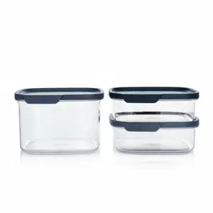 Tupperware Ultra Clear Square Set of 3
