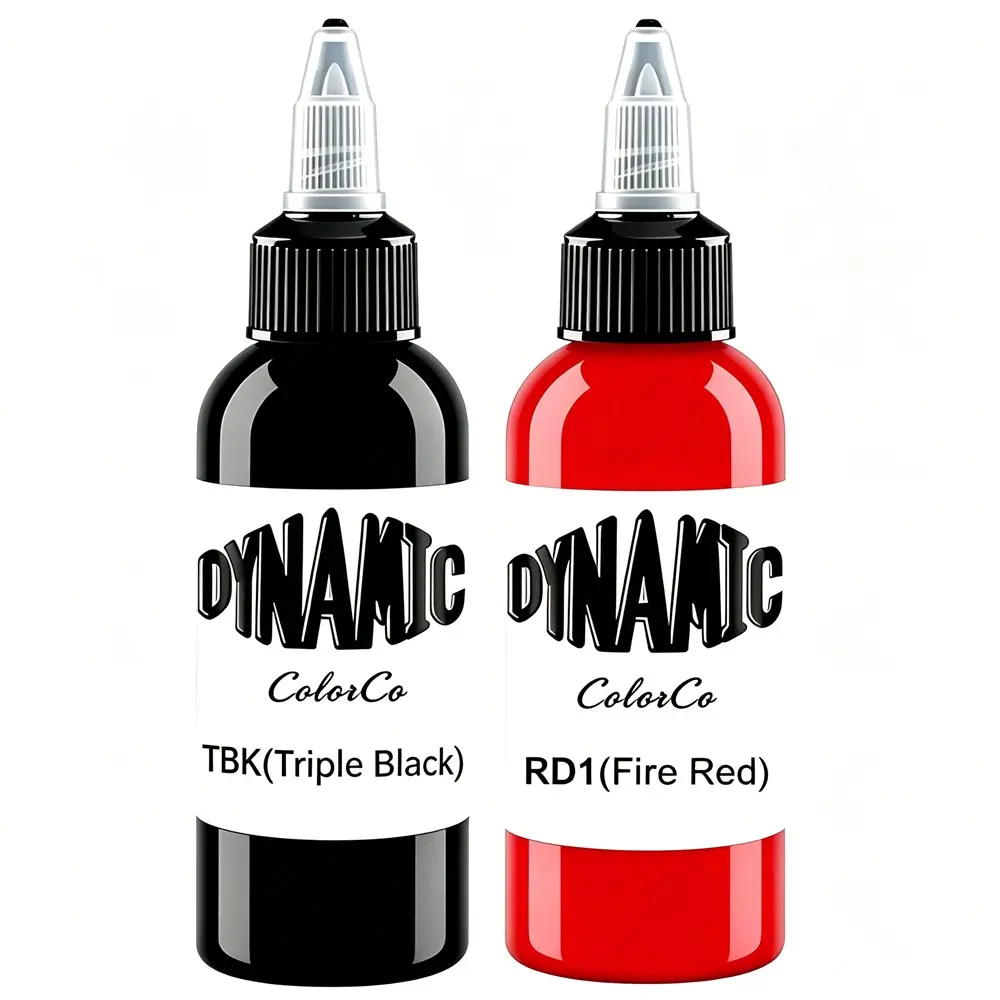 2pcs 30ML / Tattoo Ink Pigment, Body Art Tattoo Kits, Professional Beauty Paints, Makeup Tattoo Supplies, Liquid Form, Tattoo Inks Set