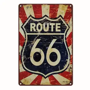 Metal Sign, Vintage Outdoor Animal Themed Iron Sign, 8X12 Inches - Rustic Metal Warning Sign For Hunting, Tibetan Caves - Easy To Hang Wall Decor For Indoor/ Outdoor Safety Display, 2D