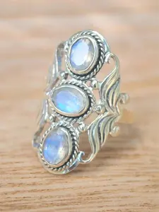 Vintage Artificial Crystal Decor Hollow Out Design Promise Ring, Elegant Fashion Accessories For Women, Wedding Engagement Bridal Jewelry Gift, Heirloom Ring