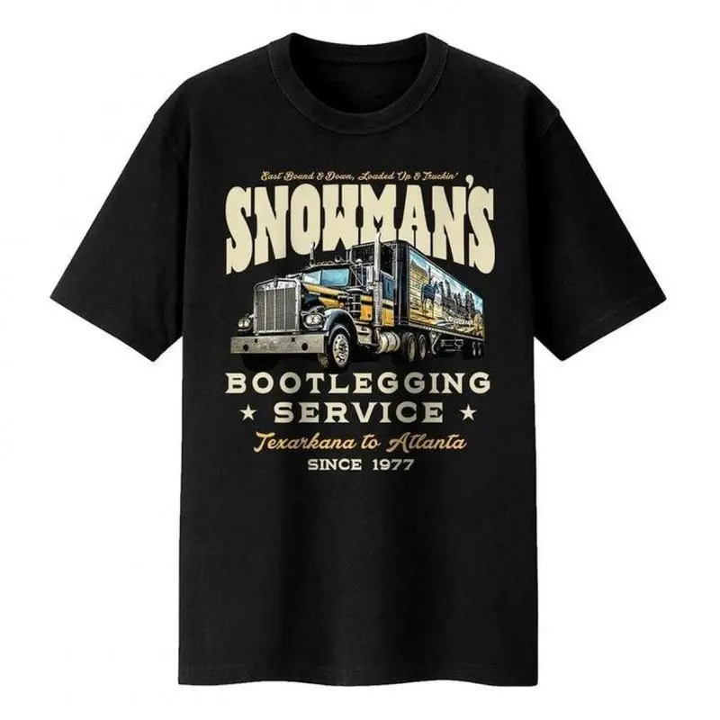 Snowman's Service Unisex T-Shirt - Smokey & The Bandit - Unis T-shirt, Gift Trending for All Sizes - Classic Tshirt, Fashion  Unisex T-shirts S-5XL graphic tee