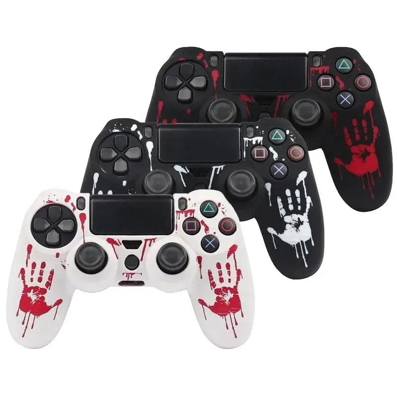 Silicone Soft Controller Cover Case For PS4 Control Skin Covers Joystick Accessories for PlayStation 4 Video Gamepad Console Accessory
