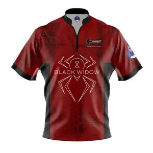 Hammer Black Widow Red Grunge Xpress Ship Rocket Bowling Jersey