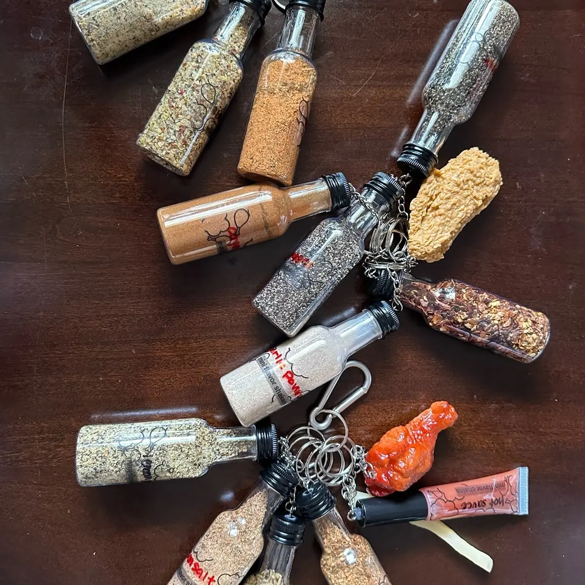 mini seasoning keychains mini seasoning keychains