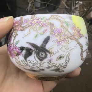 Master Jianzhan handcrafts tea cups