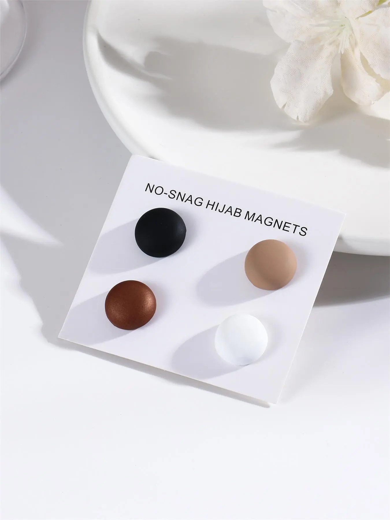 Magnetic Hijab Brooch, Multipurpose Magnetic Hijab Pin, Fashion Accessories for Women & Girls, For Muslim, Trendy All-match & Exquisite Brooch for Birthday Gift, Gifts for Her