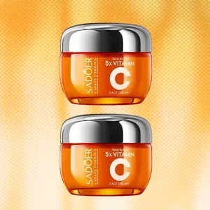 5X Vitamin C Face Cream, Moisturizing, Hydration &Nourishing Face Cream,Facial Moisturizer for FineLines, Wrinkles Organic Lotion Gentle Moisture Hydrate Hydrating