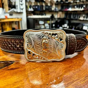 VIRGEN DE GUADALUPE WESTERN BUCKLE