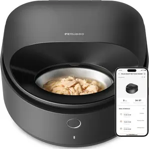 PETLIBRO Automatic Cat Feeder Wet Food with Stainless Steel Bowl Refrigerated 3 Fresh Meals for 3 Days App Controlled Pet Food Dispenser Easy to Clean