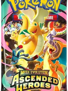 GOLDEN BASKET-Ascended Heroes Booster Pack x3